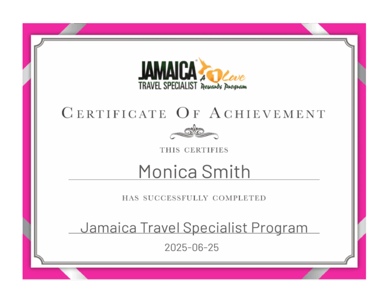 Smith’s Elite Travel | Jamaica, Caribbean & Cruise Travel Coaching