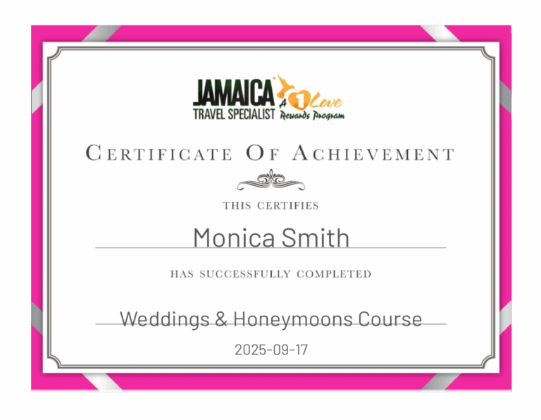 Smith’s Elite Travel | Jamaica, Caribbean & Cruise Travel Coaching